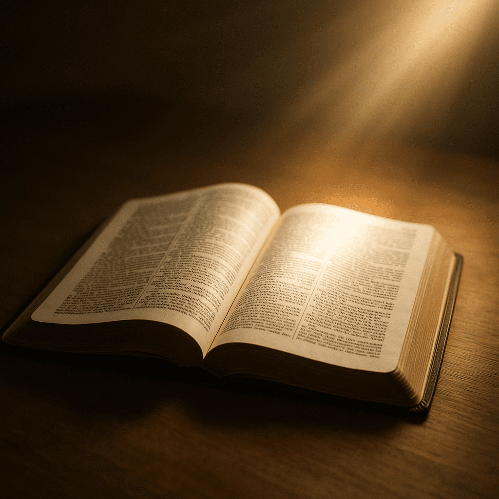 Bible in the light